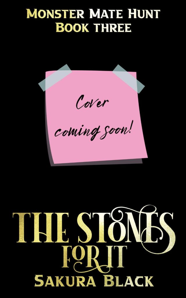 The Stones for It book cover coming soon by Sakura Black.