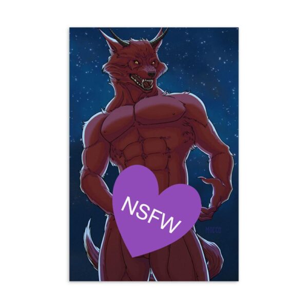 Vrix NSFW character art print