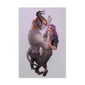 Zoella and Rex SFW character art print