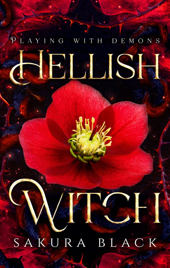 Hellish Witch book cover Playing with Demons 3 by Sakura Black.