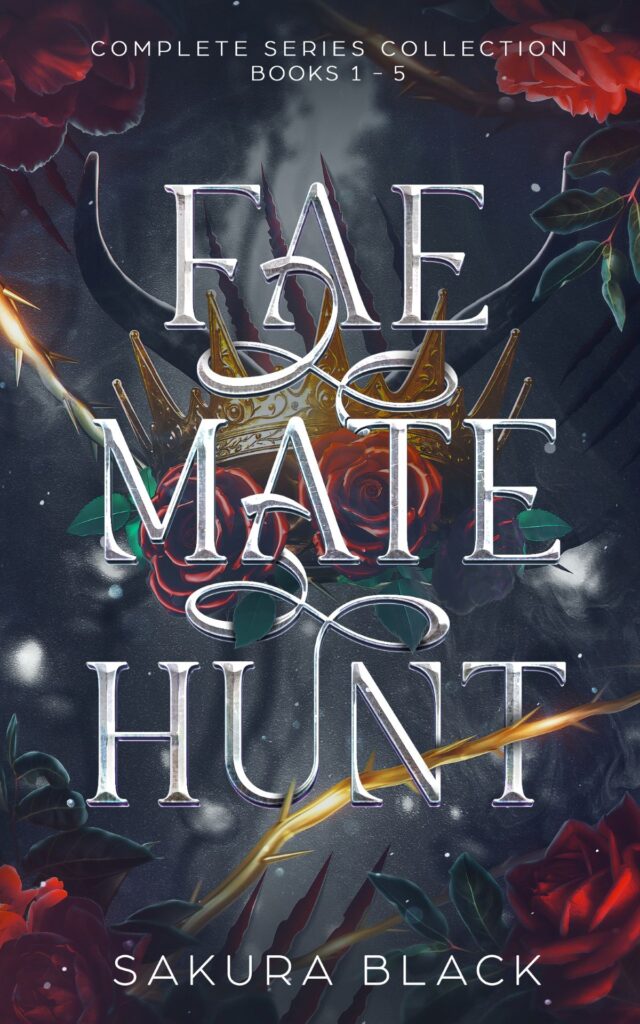 fae mate hunt series complete collection book cover by sakura black.